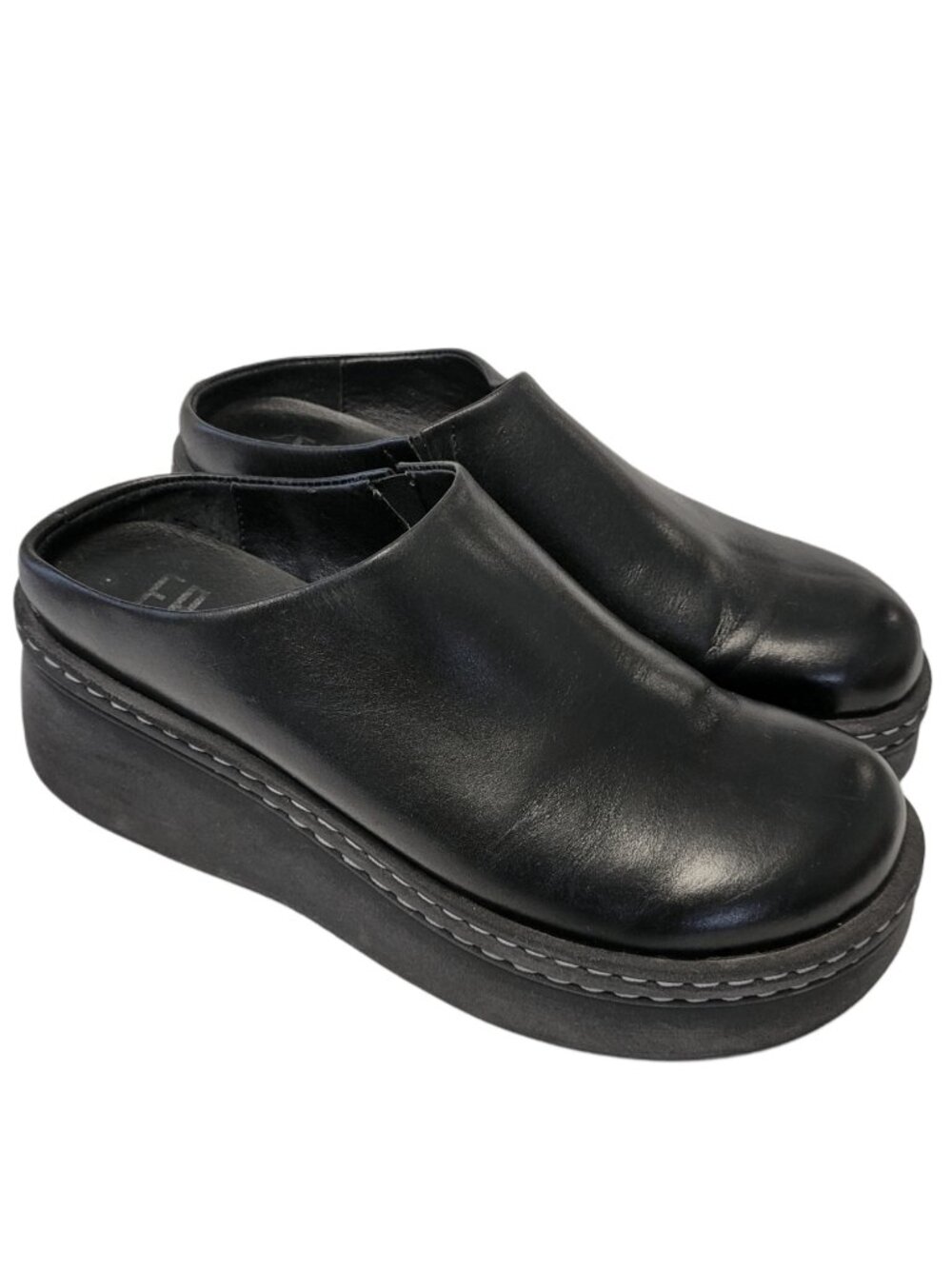 E8 By MIISTA Kristi Platform Leather Mules EU38 - Picture 4 of 13